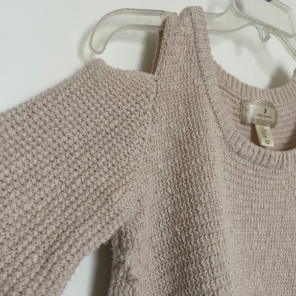 Ruby Moon Anthropologie Cold Shoulder Sweater - Picture 4 of 5